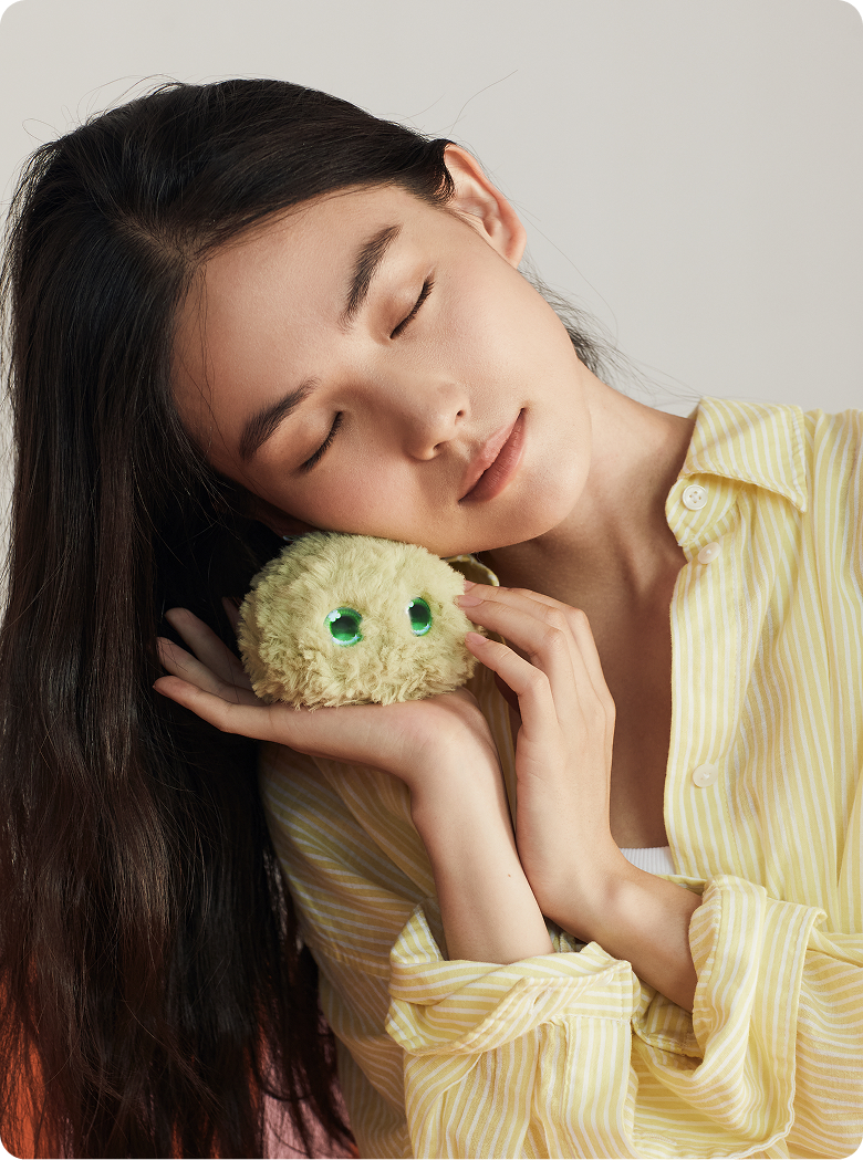 Robopoet 绿色毛绒伴侣